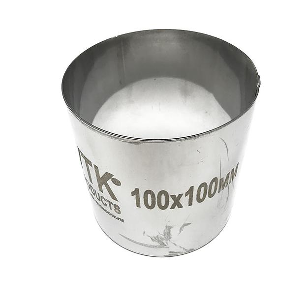 Форма для выпечки и заморозки Кольцо диаметр 100 мм высота 100 мм фото 1