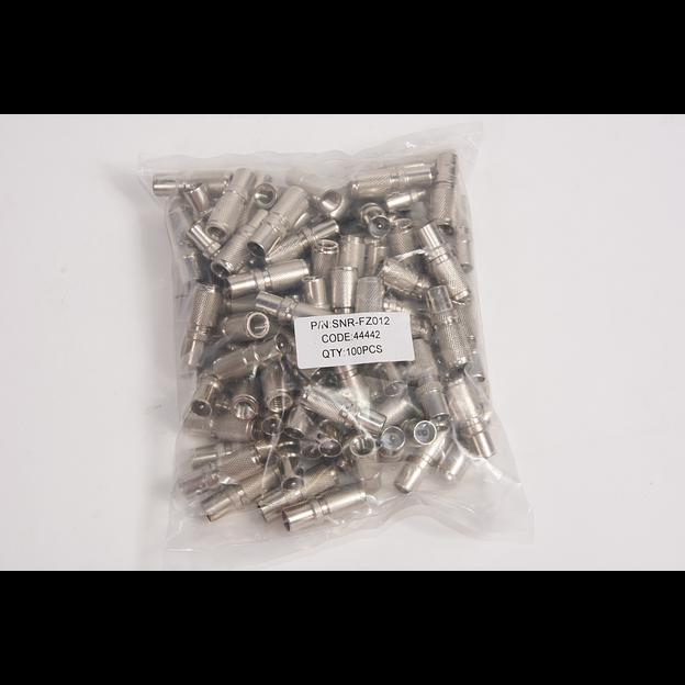 Переход IECm-резьба на кабель типа RG6 SNR, 100шт фото 2