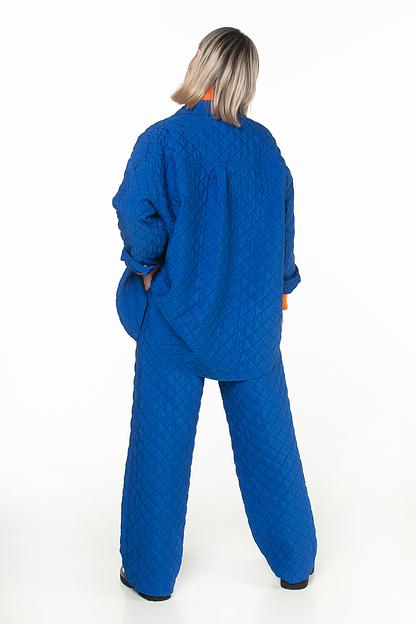 Брюки прямые  TR_008/BLUE  фото 3