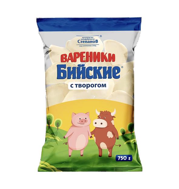 Вареники с творогом «Бийские», 750 г, Опт фото 1