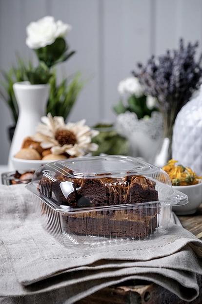 Брауни карамельный, в индивидуальной упаковке, заморозка, Опт фото 1