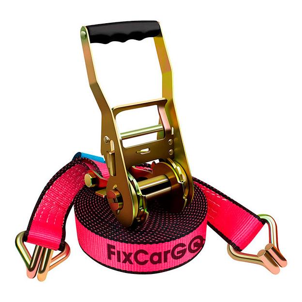 Ремень крепления груза 50 мм. 5 т. 6 м. с автоматическим самонатяжением «ЭКОНОМ» фото 1