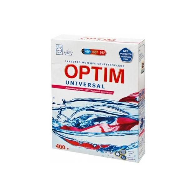 Optim стиральный порошок универсальный 400г фото 1