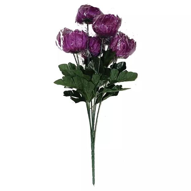 Букет пышных астр 7 голов 60см фото 2