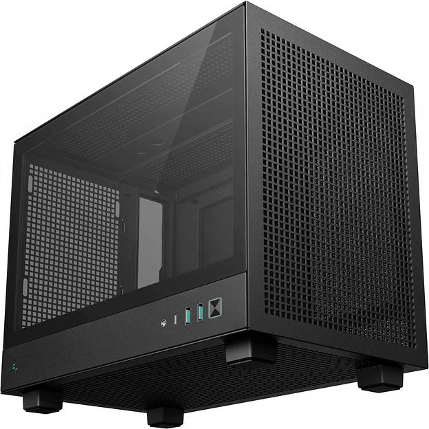 Корпус Deepcool CH160 черный без БП miniITX 7x120mm 2x140mm 1xUSB3.0 audio bott PSU фото 5