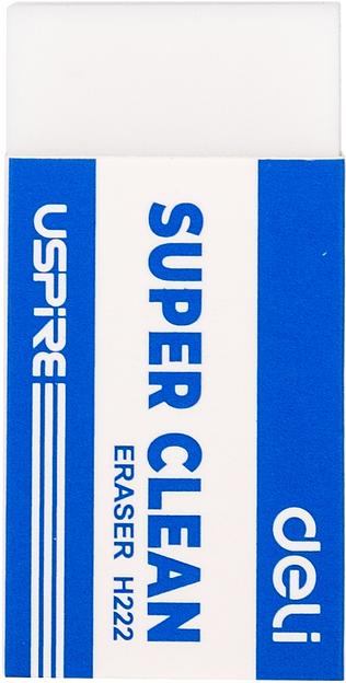 Набор ластиков Deli EH222-P прямоугольный 45х22.5х10.5мм белый картон.кор. (36шт) фото 1