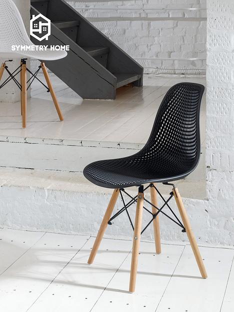 Стул Leon ажурный черный 1 шт фото 2