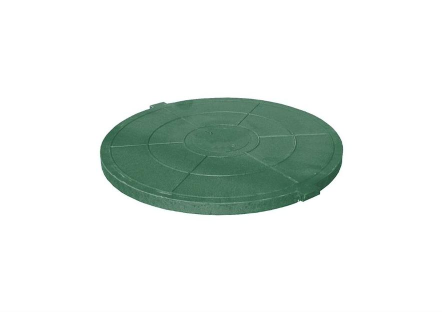 Люк канализационный Л d-580 зеленый фото 2