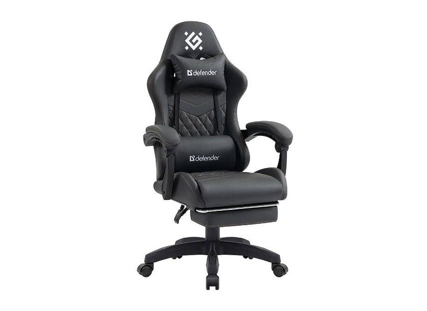 Defender Игровое кресло Bora Тем.серый,класс 4,PU,подножка_5 фото 1