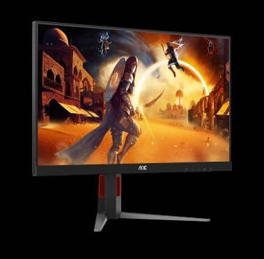 МОНИТОР 27" AOC Q27G4/D Black-Red с поворотом экрана (IPS, 2560x1440, 200Hz, 0.3 ms, 178°/178°, 450 cd/m, 80M:1, +HDMI) фото 1