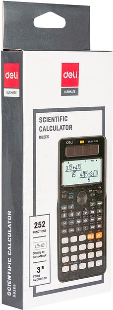 Калькулятор научный Deli ED82ES черный 10+2-разр. фото 7