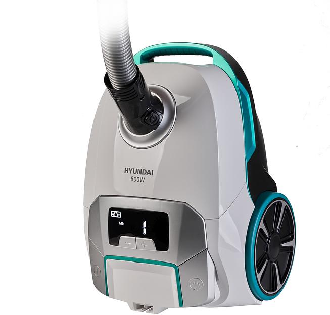 Пылесос Hyundai HYV-B4050 800Вт белый/бирюзовый (в компл.:1мешок) фото 7