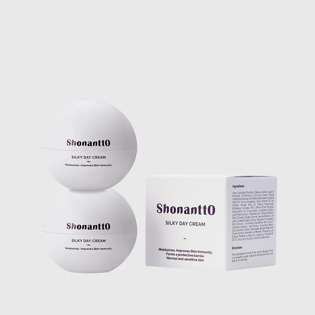Увлажняющий шелковистый Дневной крем Shonantto 2X1 30+30 мл (Silky Day Cream 30+30 ml), опт фото 2