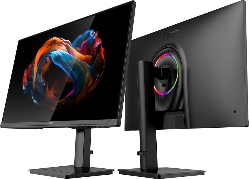 Монитор NPC 27" MU2707 черный IPS LED 5ms 16:9 HDMI M/M матовая HAS Piv 250cd 178гр/178гр 3840x2160 60Hz DP 4K USB 5.5кг фото 4