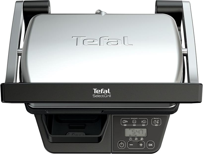Электрогриль Tefal Optigrill GC740B30 2000Вт черный/серебристый фото 5