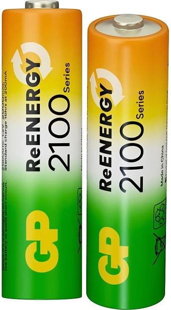 Аккумулятор GP 210AAHCRGY-2CRCB2 AA NiMH 2000mAh (2шт) фото 3