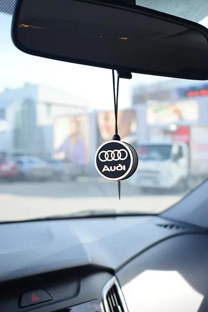 Ароматизатор воздуха для автомобиля «Диск» Audi подвесной, серебро ОПТ фото 3