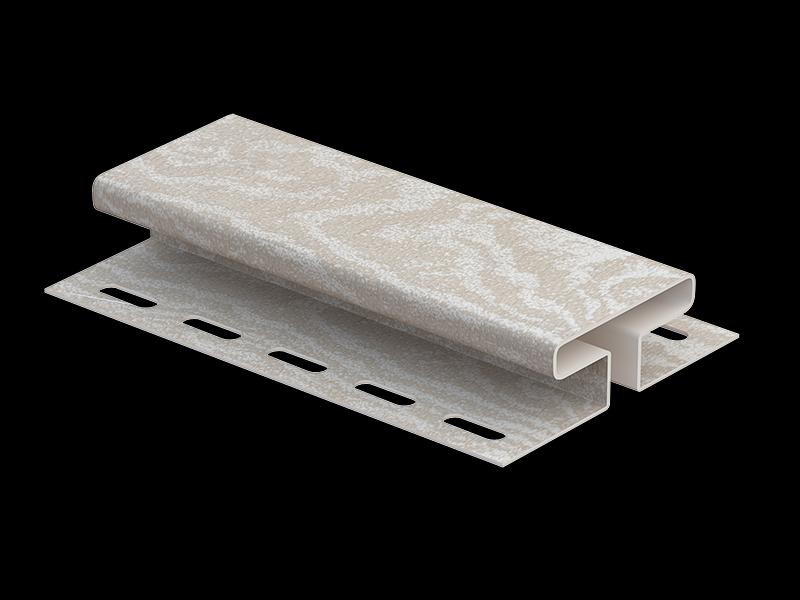 Планка соединительная для сайдинга Тимберблок Кедр фото 2