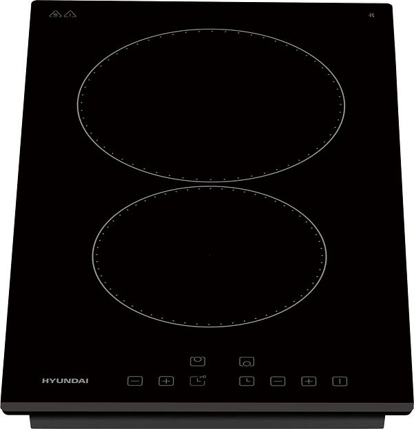 Варочная поверхность Hyundai HHE 3251 BG черный фото 2