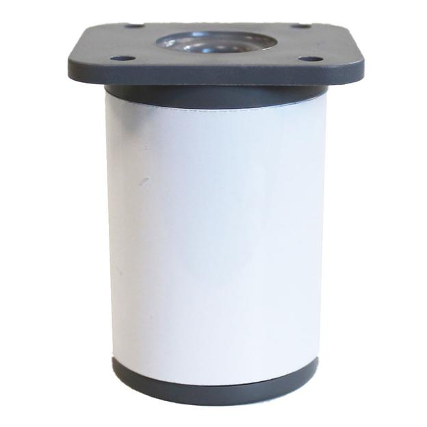 SETE Ножка регулируемая, круглая D=40мм, Н=60мм, белая фото 1