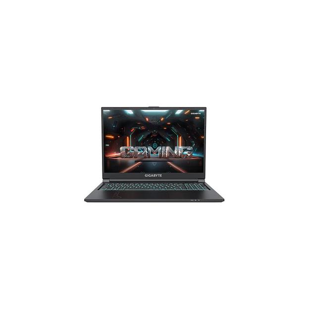 Ноутбук игровой Gigabyte G6 16", 2023, IPS, Intel Core i5 13500H 2.6ГГц, 12-ядерный, 16ГБ DDR5, 512ГБ SSD, NVIDIA GeForce RTX 4050 для ноутбуков - 6 ГБ, FreeDOS, черный [mf-52kz853sd] фото 1