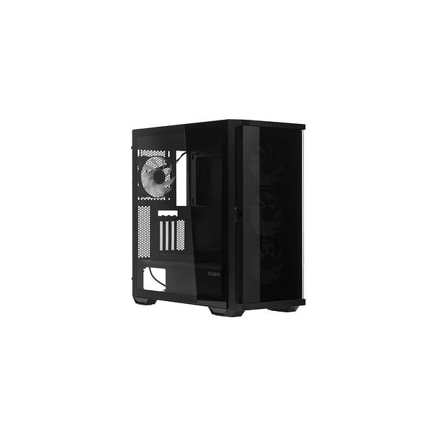 Корпус ATX Zalman Z10 Duo, Midi-Tower, без БП, черный фото 1