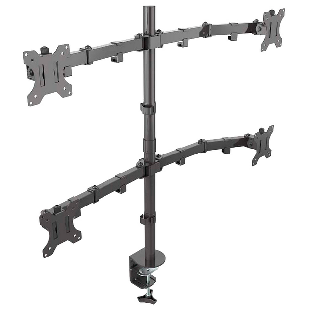 Кронштейн для мониторов Onkron D421E черный 13"-32" макс.32кг настольный поворот и наклон фото 1