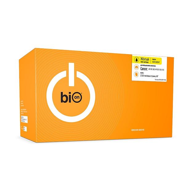 Bion BCR-C045HY Картридж для Canon {imageCLASS MF634Cdw/MF632Cdw/LBP612Cdw;Canon i-Sensys LBP611Cn/LBP613Cdw/MF631Cn/MF633Cdw/MF635Cx }(2200 стр.), Желтый фото 1