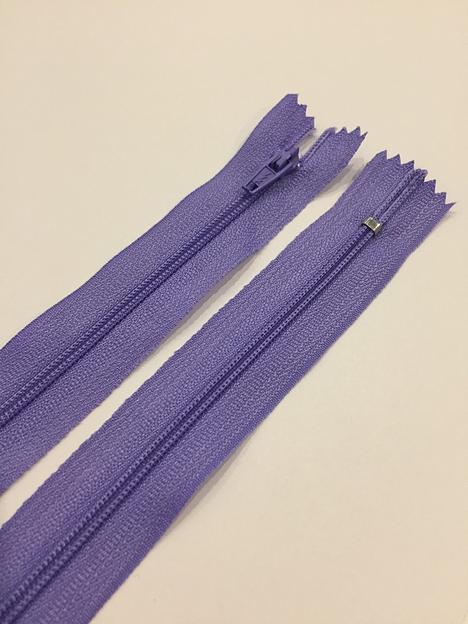 Молния брючная №3 20см. Фиолетовый фото 1