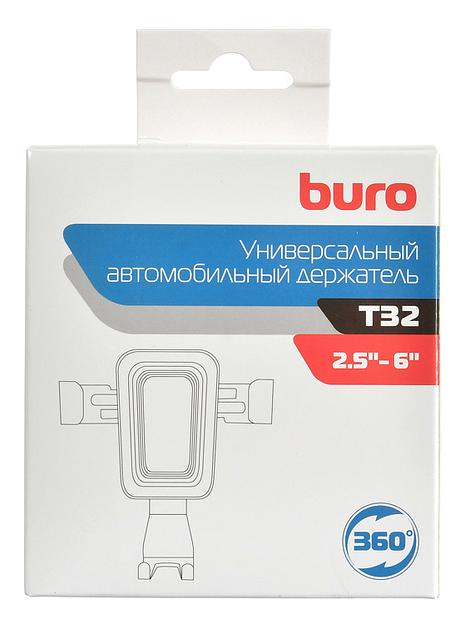 Держатель Buro T32 черный для для смартфонов и навигаторов фото 6