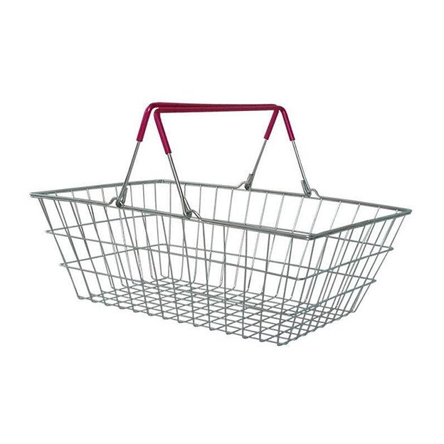 Корзина покупательская цинк 20л фото 1