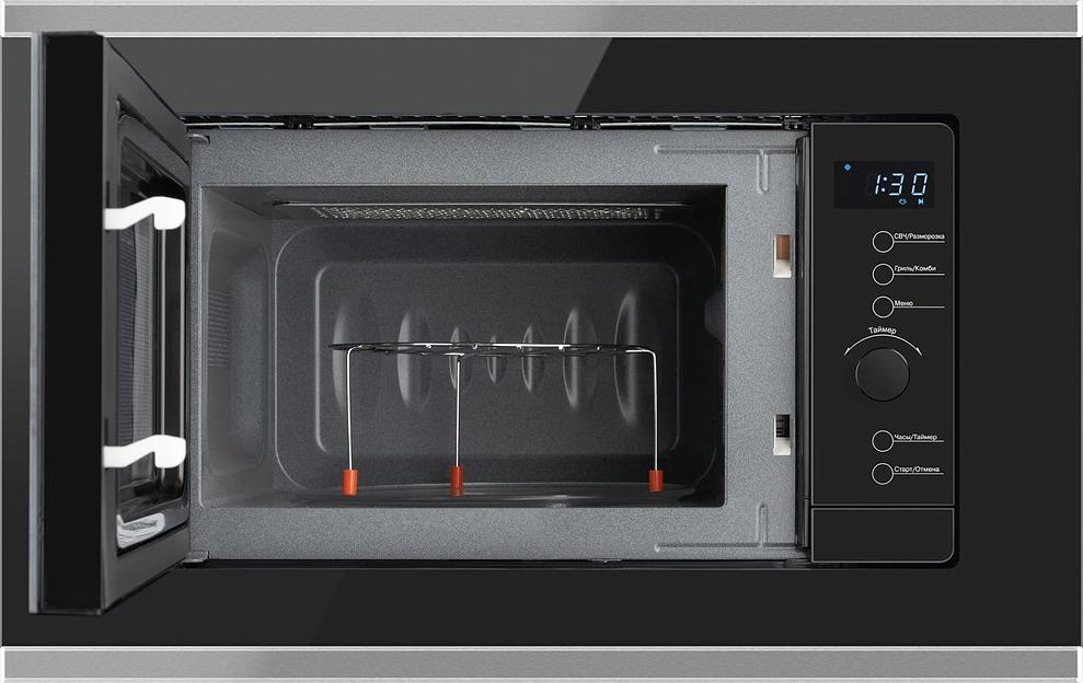 Микроволновая печь Weissgauff HMT-720 BX Grill 20л. 700Вт черный (встраиваемая) фото 5