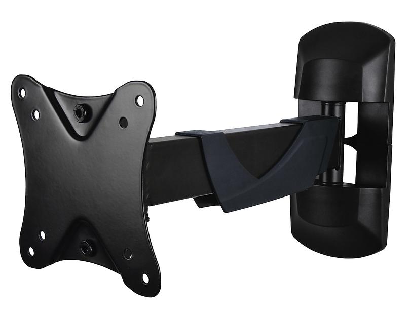 Кронштейн для телевизора Hama FULLMOTION черный 10"-26" макс.25кг настенный фото 2