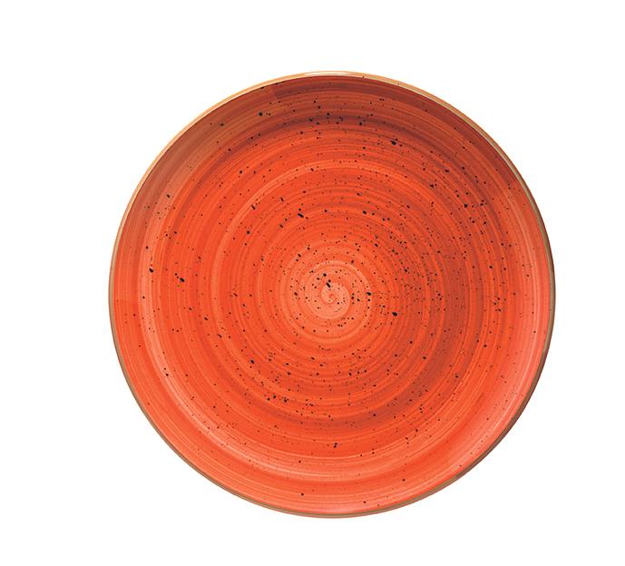 Тарелка d=190 мм. Терракота, форма Гурмэ /1/12/ фото 1