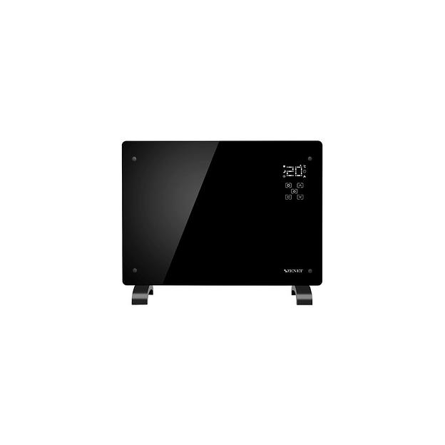 Конвектор ZENET ZET-528, 1500Вт, с терморегулятором, черный фото 1