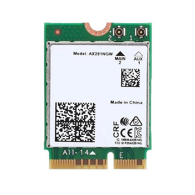 Intel® Wi-Fi 6 AX201, 2230, 2x2 AX+BT, No vPro®,999TD0 (M.2: CNVio2) фото 1