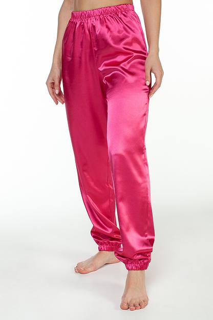 Брюки женские атлас  802/04/Фуксия  фото 4