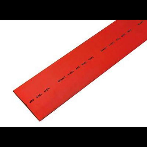 Трубка термоусадочная 40.0/20.0 1м красн. Rexant 24-0004 фото 1