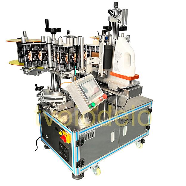 Полуавтоматический этикетировщик для овальной тары фото 3