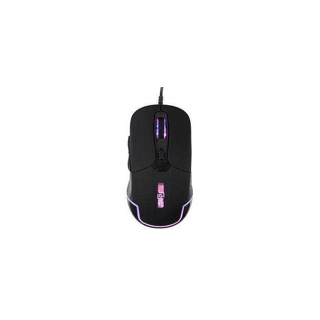 Мышь проводная Oklick 965G RACER, игровая, оптическая, USB, 2400dpi, черный [1018258] фото 1