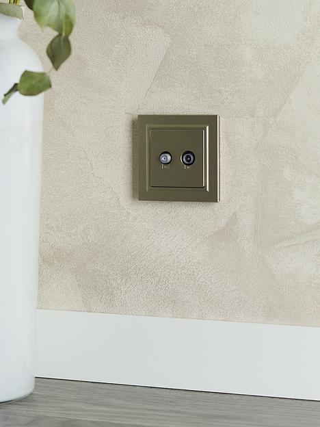 IEK BR-AF20-O-K37 BRITE Роз. двойная TV+SAT РТВ/РСп12-БрШ шамп. фото 8