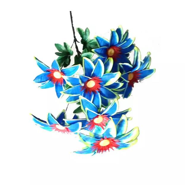 Букет с георгинами на 7 голов 78см 371-506 фото 2