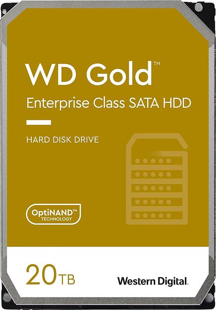 Жесткий диск WD SATA-III 20TB WD202KRYZ Server Gold 512E (7200rpm) 512Mb 3.5" фото 1