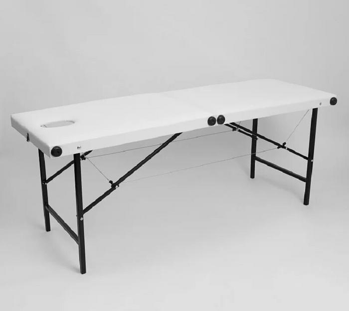 Массажный стол 180×60×70 см белый ОПТ фото 1