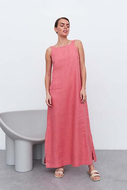 Сарафан длинный D010_1_ROSE/Розовый фото 2