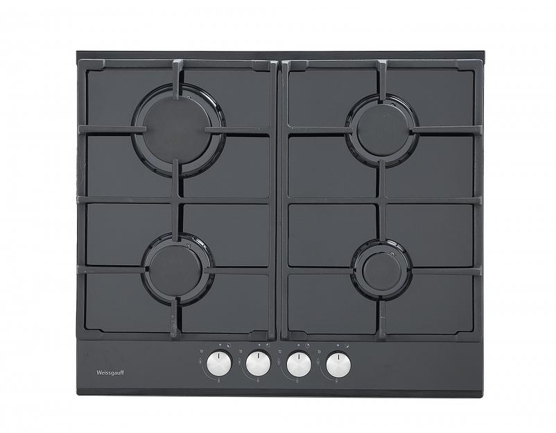 Газовая варочная поверхность Weissgauff HGG 640 BG черный фото 1