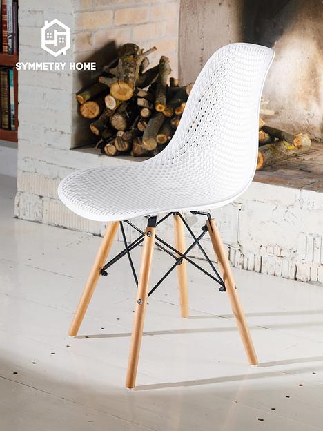 Стул Leon ажурный белый 2 шт фото 2