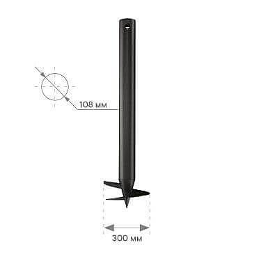Винтовая свая 108х3000 фото 2