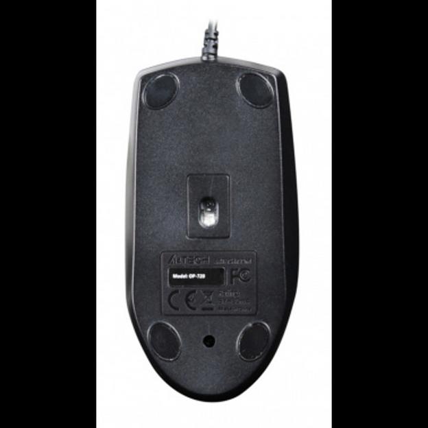 Мышь A4Tech OP-720 черный оптическая (1000dpi) PS/2 (3but) фото 2