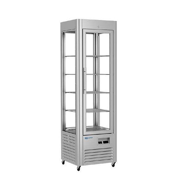 Шкаф-витрина кондитерская KAYMAN КШВ-400М люкс серый матовый фото 1